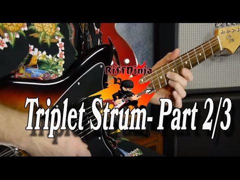 16th Note Strumming Pattern on Guitar