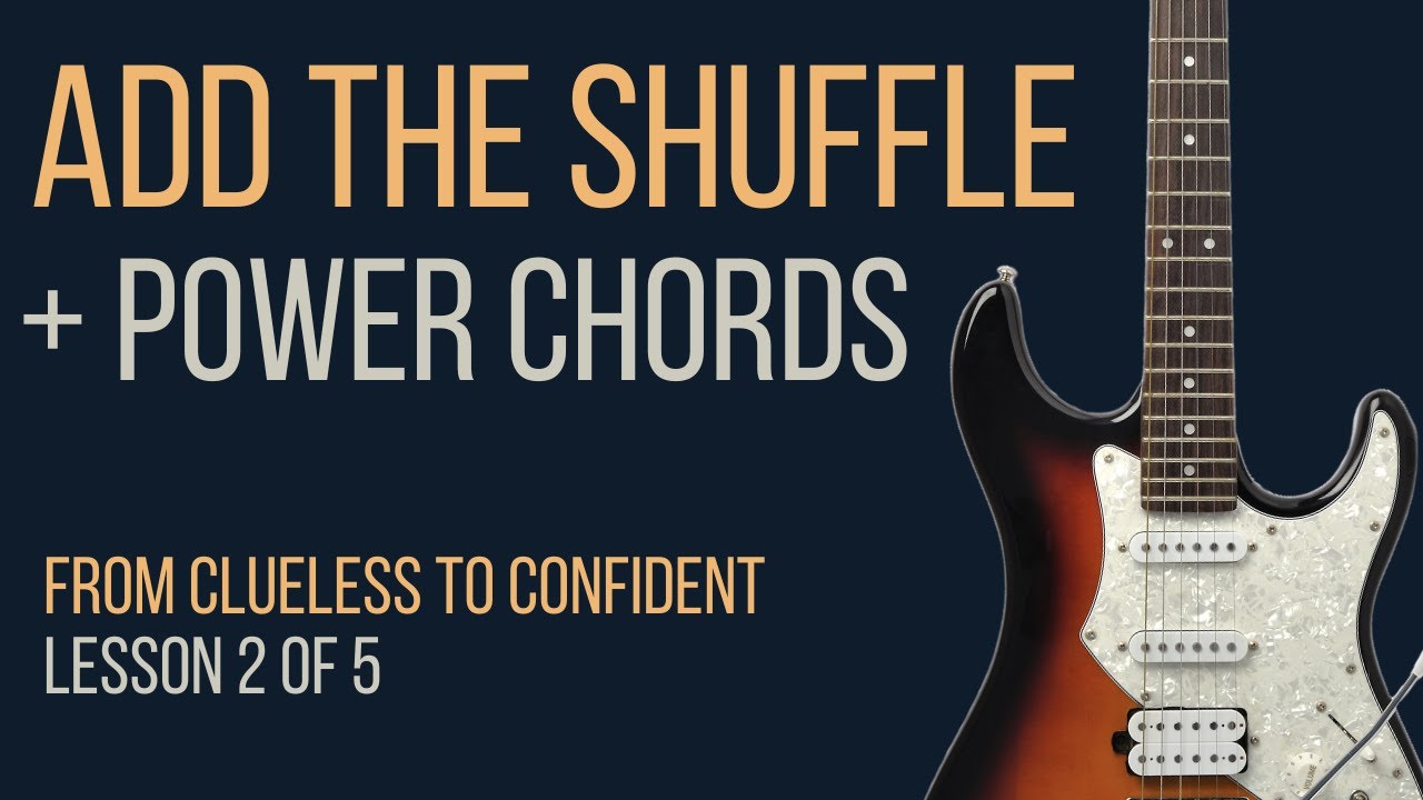 Blues Shuffle Guitar – Power Chords and Shuffle Rhythm