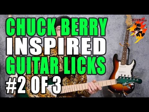 Chuck Berry Guitar Licks: Bending & Muting Techniques (Part 2)