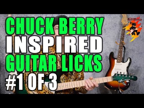 Chuck Berry Guitar Licks: Double Stop Rhythm Riffs (Part 1)