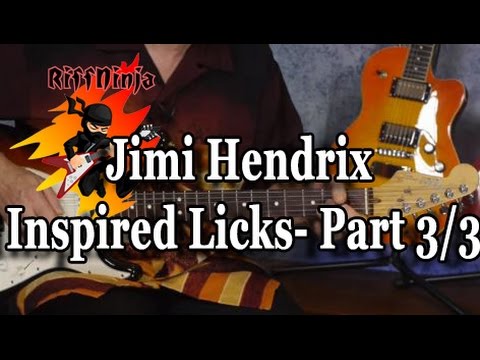Jimi Hendrix Guitar Licks: The String Stretch in E (Part 3)