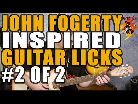 John Fogerty Guitar Licks: The Minor Third Slide (Part 2)