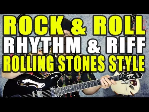Rolling Stones Style Rhythm Riff: Combining Chords and Lead
